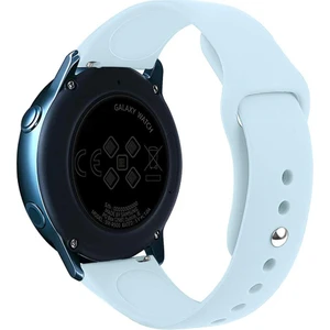 Samsung Galaxy Watch Gear S2 Kordon Silikon Spor Kordon Açık Mavi