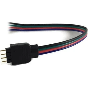 Hazar Led RGB Şerit Led İçin Soketli Kablo 4 Pin Erkek İğneli (5 Adet)