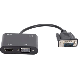 VGA HDMI Dönüştürücü Adaptörü VGA Kaynak Çıkışı Tv / Monitör Bilgisayar Dizüstü Bilgisayar Masaüstü Monitör (Yurt Dışından)