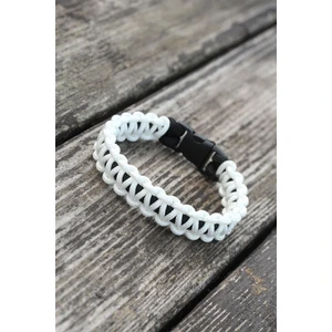 Beyaz Parakord Erkek Bileklik