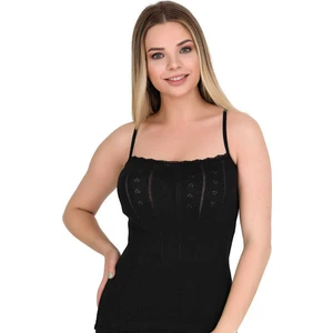 Kadın Siyah Ip Askılı Atlet (8050)