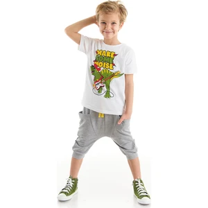 Noise Erkek Çocuk T-shirt Kapri Şort Takım