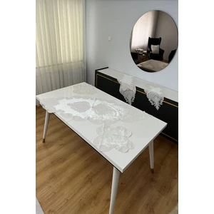 Bünyamin Çalışkan 5 Parça Salon Takımı - Lüx Kadife Dantelli 5 Parça Salon Seti