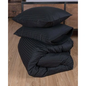 Tekstil Home Tek Kişilik Lastikli Çizgili Pamuk Saten Nevresim Takımı Genç Çocuk