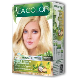 Sea Color 2 Tüp Krem Saç Boyası Seti Sedef Sarı No:10.0