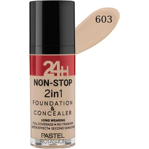 Profashion 24H Non-Stop 2in1 Fondöten ve Kapatıcı 603 Ivory