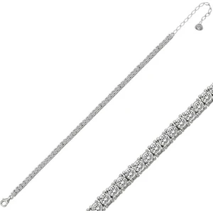 Gümüş Tırnaklı Su Yolu Bayan Bileklik