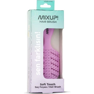 Mini Palmiye Soft Touch Saç Fırçası  Lila