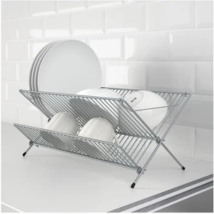 IKEA Bulaşıklık  Bulaşık Sepeti Galvanizli 29X48 cm Katlanabilir