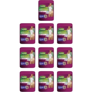 Xl Beden Kadın Emici Külot 9'Lu 10lu Paket 90adet