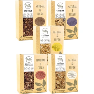 Vitaly Gurme Granola Karışık Meyve'li Ve Kuruyemişli 5'li Set 5 x 320 gr