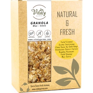 Vitaly Gurme Granola Muz, Ceviz 320 gr