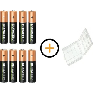 2500 Mah Şarjlı Aa Kalem Pil 8'li + Pil Kutusu