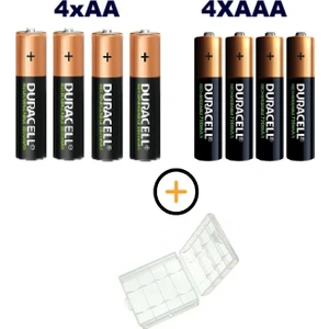 2500 Mah Şarjlı Aa Kalem Pil 4'lü 750 Mah Aaa Ince Kalem Pil 4'lü  Pil Kutusu
