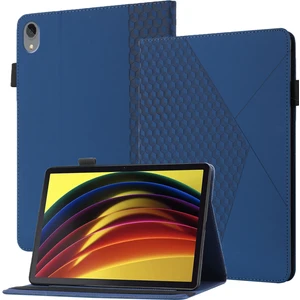Lenovo Tab P11 J606F Için Elmas Deri Kılıf - Mavi