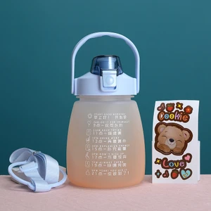 Puluz 1.1L Taşınabilir Büyük Göbek Su Bardağı Gradyan Turuncu (Yurt Dışından)