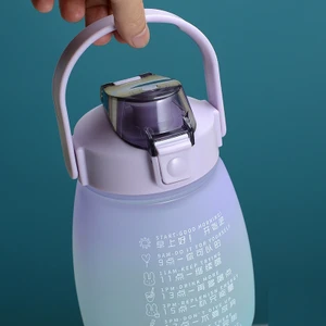 Puluz 1.1L Taşınabilir Büyük Göbek Su Bardağı Gradyan Turuncu (Yurt Dışından)