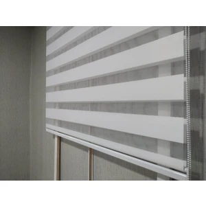 Story Perde Beyaz Zebra Perde ( Düz )