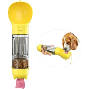 Beauty Life Yürüyüş Için Taşınabilir Köpek Su Şişesi - Sarı (Yurt Dışından)
