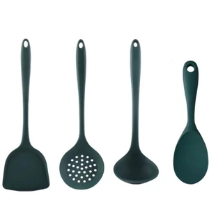 Love Home Kalınlaştırılmış Silikon Mutfak Gereçleri 4'lü Set Yeşil (Yurt Dışından)