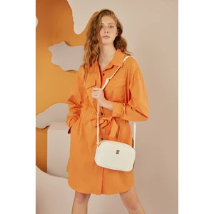 Pierre Cardin 05PO22Y1538-P BY Kadın Print Beyaz Çapraz Çanta