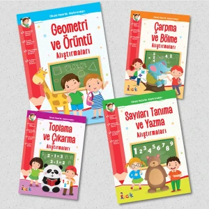 Okula Hazırlık Alıştırmaları Matematik 4 Kitap Set