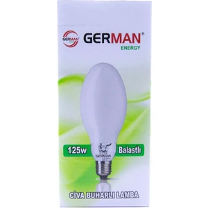 125W 3600K 2800LM E27 Cıva Buharlı Balastlı Ampul 70X160MM