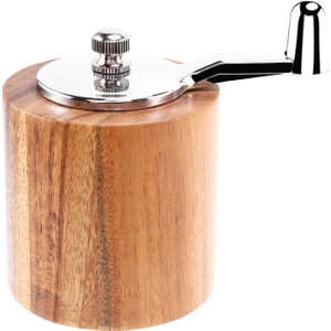 Shuai Yan Tuzluk ve Karabiber Değirmeni, El Kumandalı Ahşap Karabiber Değirmeni Klasik Saplı ve Ayarlanabilir Seramik Rotorlu Tuzluk