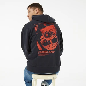 Yc Garment Dyed Graphic Hoodie Relaxed Erkek Siyah Sweatshirt TB0A22C90011.-