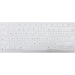 Macbook Air 13 Inç 2020 A2337 M1 Işlemcili Türkçe Q Silikon Klavye Koruyucu