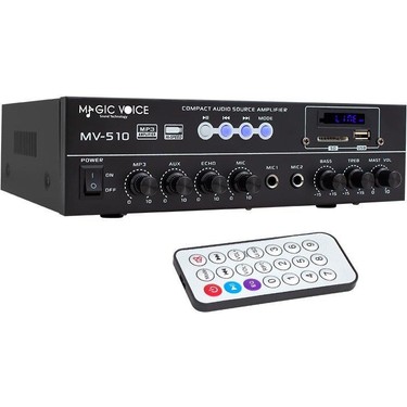 Magicvoice MV-510 50WATT Usb-Sd-Bt Hat Trafolu Anfi Fiyatı