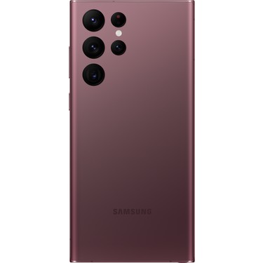 生後5ヶ月 Galaxy S22 Ultra 5G SM-S9080 12/256GB SIMフリー (バーガンディ レッド) Samsung Galaxy S22 Ultra 5G 256 GB | 12 GB RAM Cep Telefonu, Siyah