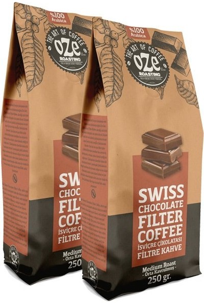 Oze Çikolata Aromalı Filtre Kahve 2'li 250G