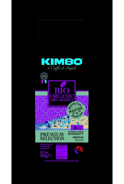 Caffe Kimbo Kimbo Bio Organic Arabica Fi ltre Kahve (180 gr)