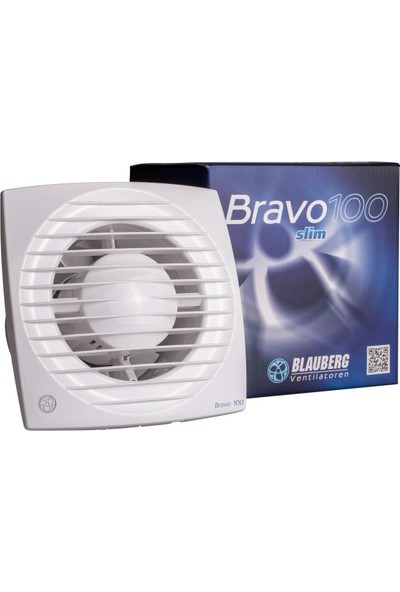Blauberg Bravo 100 T Zaman Ayarlı Plastik Banyo Fanı 101 M3H