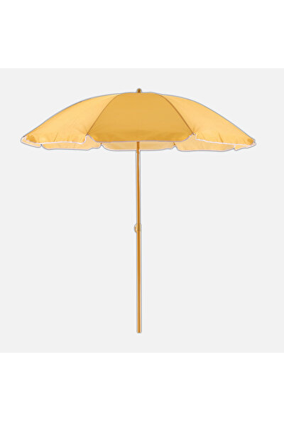 Bidesenal Bahçe Şemsiyesi Plaj Şemsiyesi Balkon Şemsiyesi Teras Şemsiyesi Eğimli Şemsiye 2 Farklı Kullanım 180 cm