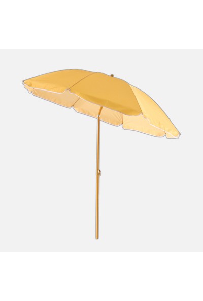 Bidesenal Bahçe Şemsiyesi Plaj Şemsiyesi Balkon Şemsiyesi Teras Şemsiyesi Eğimli Şemsiye 2 Farklı Kullanım 180 cm