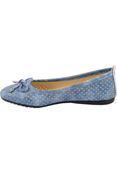 Odesa Kot Mavisi Kadın Günlük Babet Ayakkabı