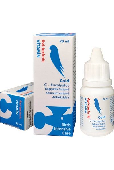 Avitechnic Avi Technic Vitamin C Cold Kuş Solunum Sistemi Antioksid 20 cc