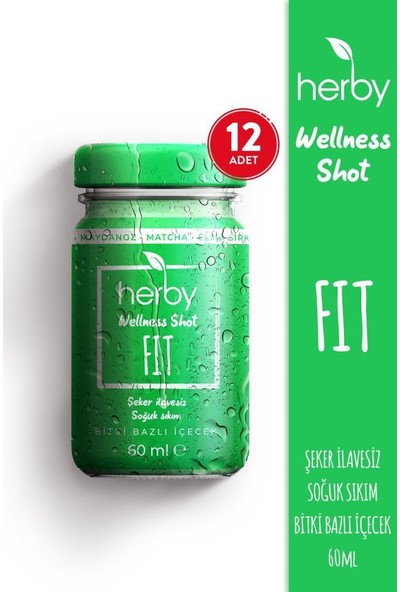 Herby Fit Shot Detoks Bitki Bazlı Içecek X12