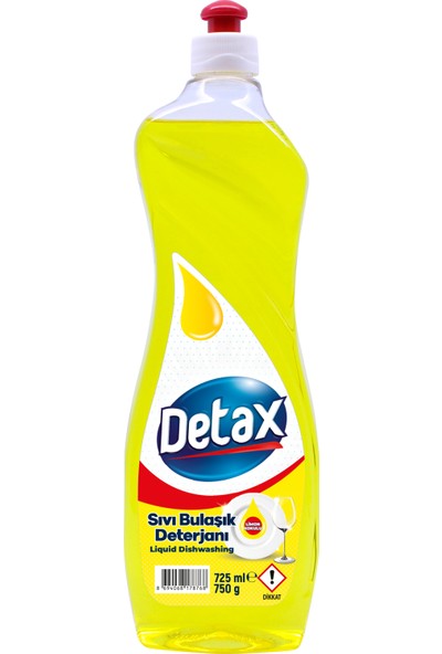 Detax Sıvı Bulaşık Deterjanı Limon Pet 750 gr