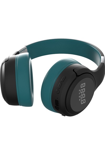Zealot B28 Katlanır Kafa Bluetooth Stereo Müzik Kulaklık Ekran (Koyu Yeşil) (Yurt Dışından)