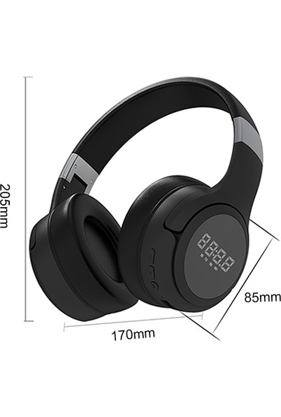 Zealot B28 Katlanır Kafa Bluetooth Stereo Müzik Kulaklık Ekran (Koyu Yeşil) (Yurt Dışından)