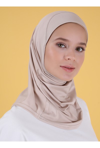 Mayo Bella Hijab Sport Bone - Açık Vizon - Mayo Bella