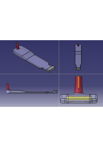 El Feneri Için Krank Plastik Aparat