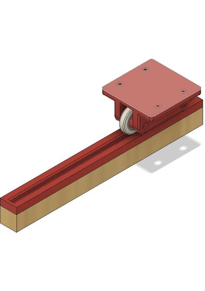 Açık Çekmece - Bir Kılavuzlu Ray Taşıma Sistemi - Silindir Baskı Plastik Aparat