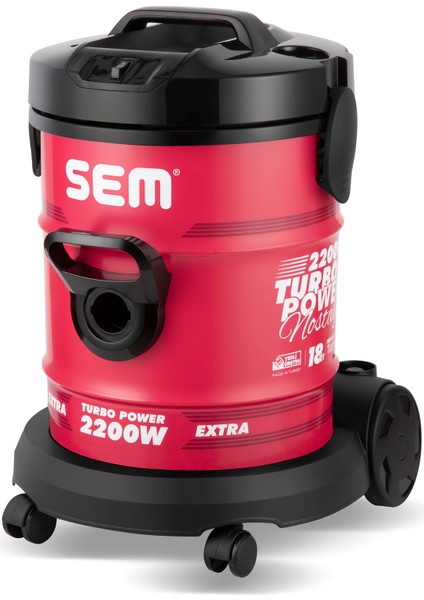 SV110 NOSTALJİ Metal Kazanlı Güçlü Süpürge 2200W