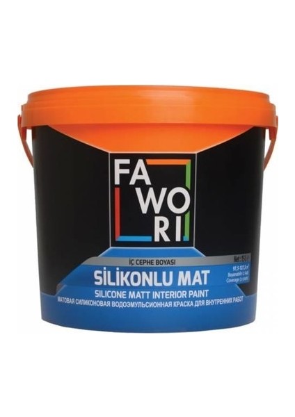 Fawori̇ Si̇li̇konlu Mat Iç Cephe Boyasi 2,5l