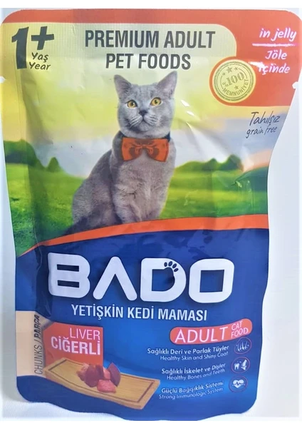 Yaş Kedi Maması Ciğerli Etli 85GR