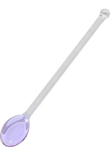 SunniMix Cam Çay Koplar Bulaşık Makinesi Karıştırma Kahve Bar Mor Mor Karıştırır Için Güvenli Karşılaştırma Kaşık